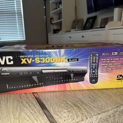 JVC DVD Player XV-S300BK Black new