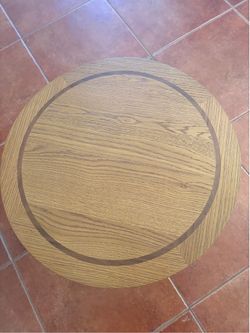 Pedestal Accent Table