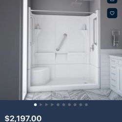 COMPLETE SHOWER SET NEW ( PRICE STRONGLY NEGOTIABLE)