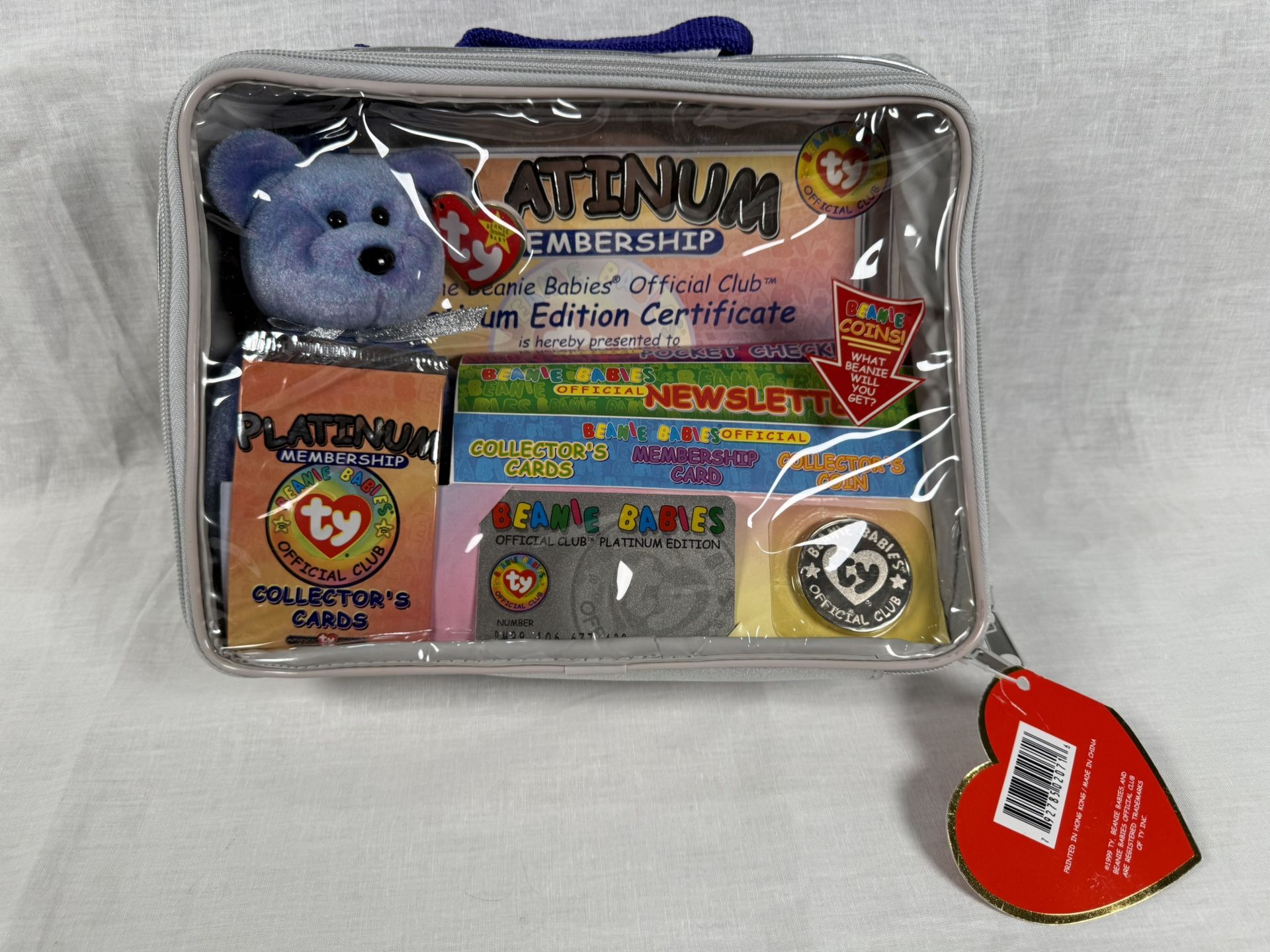 🎉 1999 Ty Beanie Babies Official Club – PLATINUM Membership Kit – FACTORY SEALED! 🎉
