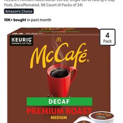 McCafé Decaf K-cups 95