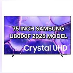 75 Inch Samsung Smart TV 4K UHD U8000F. Brand new in the box 2025 Model.