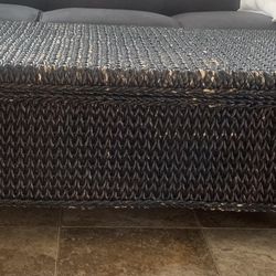 Wicker Storage Ottoman/Trunk 