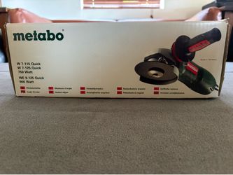 Metabo Hand Grinder (Engineered in Germany)🇩🇪
