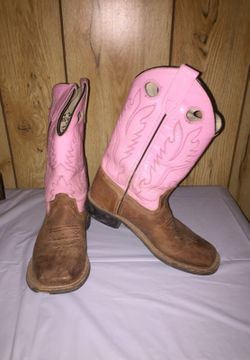 Old west boots Girls Size 4.5
