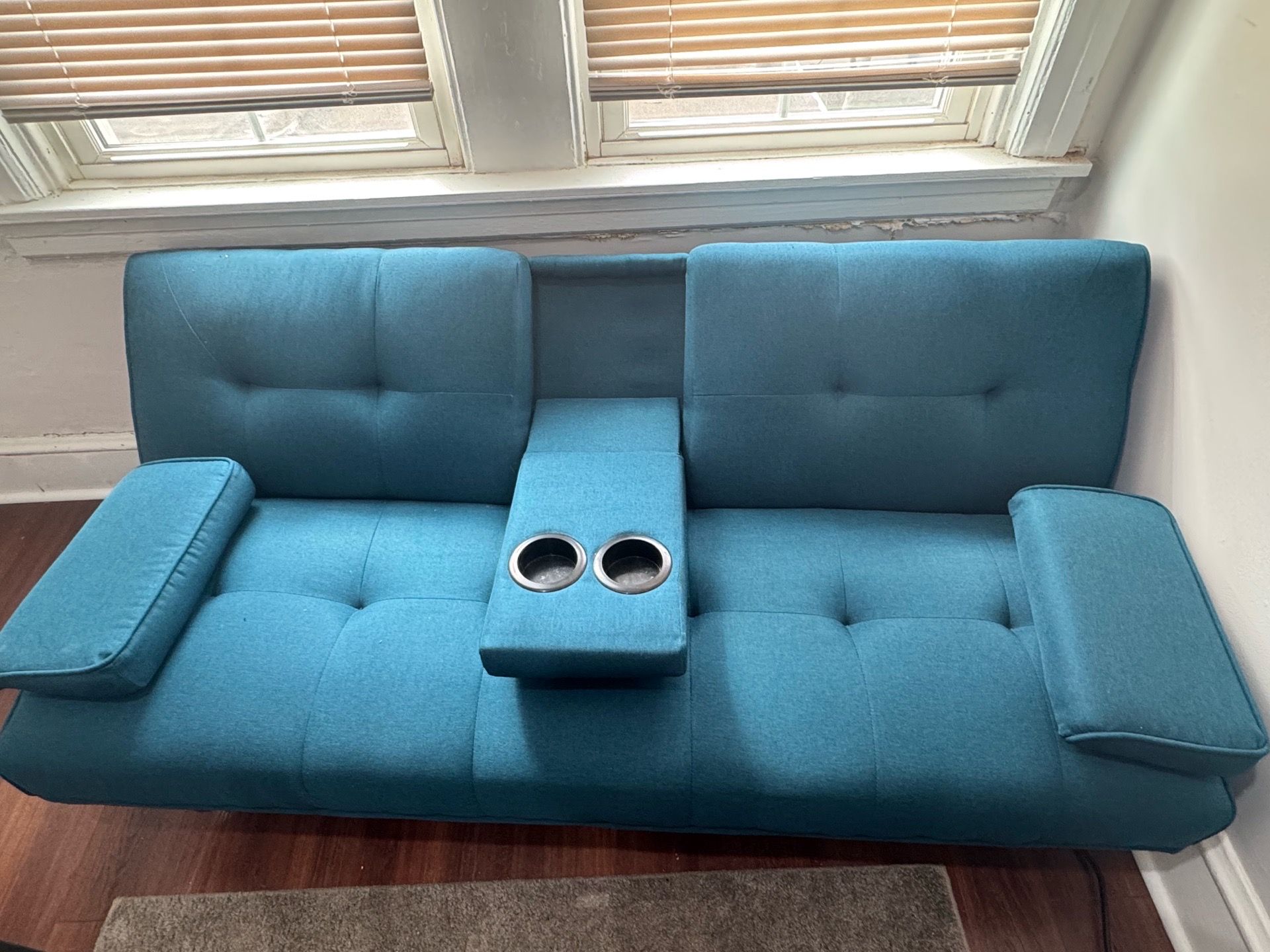 Blue Futon