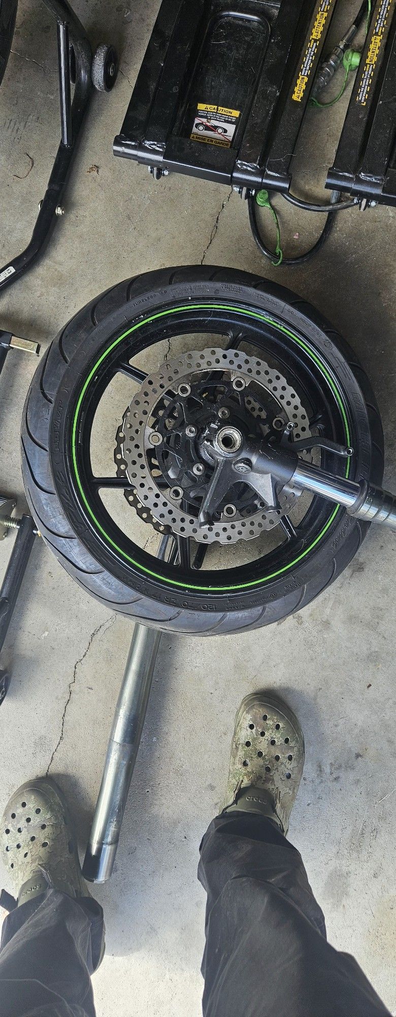 kawaski zx6r front shocks