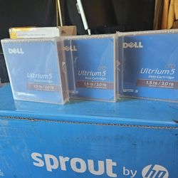 
Dell LTO-5 Tapes, 1.5TB/3TB LTO-5 Dell. Part # 02H9YH