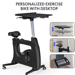 FLEXISPOT Exercise Bike Standing Desk Bike