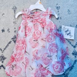 Bundle Deal – 4 New 9–12M Baby Dresses – $45