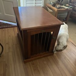 Wood Dog Crate