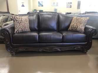 Leather sofa