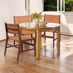 5 Piece Dining Set Christmas Family House Home Furniture Table Chairs New 