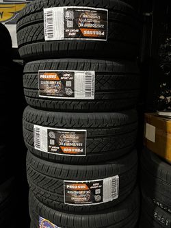 4 NEW 22550R17 PEGUSAS All Season tires and ALIGNMENT for $460 installed and balance.  22550R17 225 50 17 225 50 R 17 225/50/17 225/50/R17  AIl NEW ti