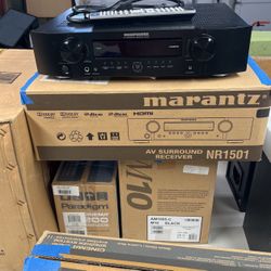 New Audio Amplifier Marantz NR1501 Speakers