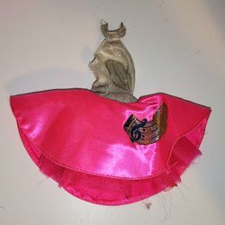 Vintage 80s Barbie and the Sensations pink dress 