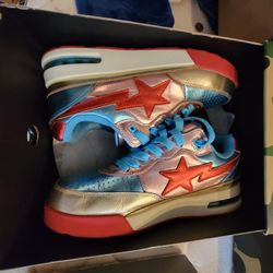 Bape Roadsta Matallic Pink And Blue
