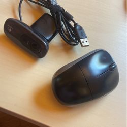 Logitech Webcam And Mouse
