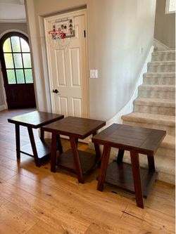 Solid Wood Side Tables