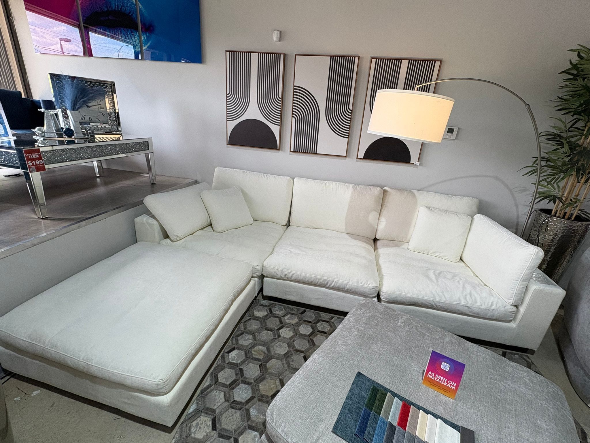 Sectional White Couch