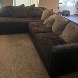 Brown Sectional Couch
