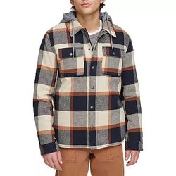 Men's Levi's® Sherpa-Lined Hooded Shirt Jacket Size Medium 