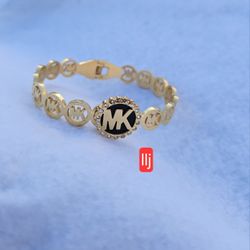 I Deliver I Ship 14k Gold Plated Bracelet 