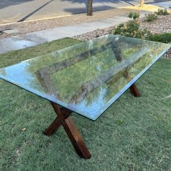 Glass Outdoor/Indoor Table 