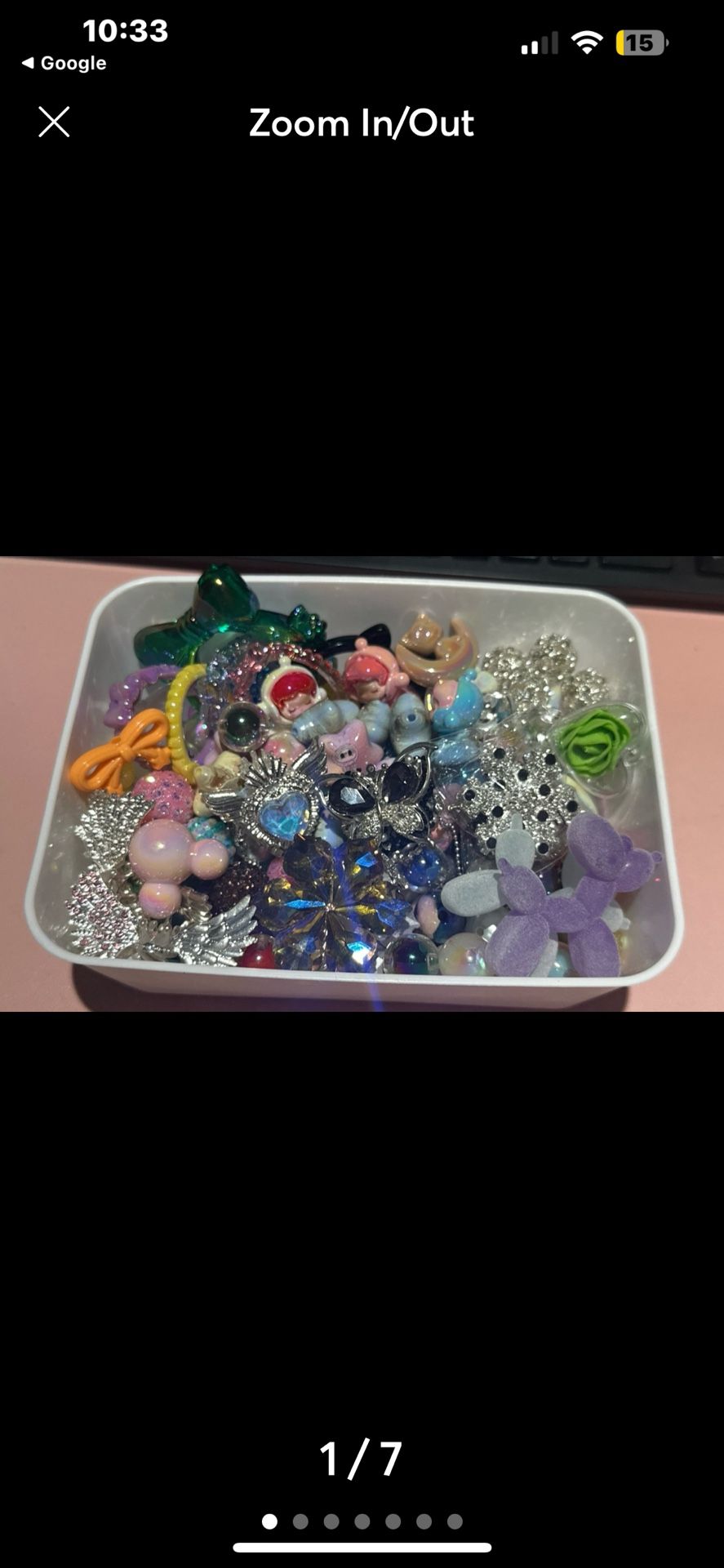 Lot Of 50 Focals, Beads, Charms For Beadable Pens, Badges, Makeup Brushes New Gift Bundle