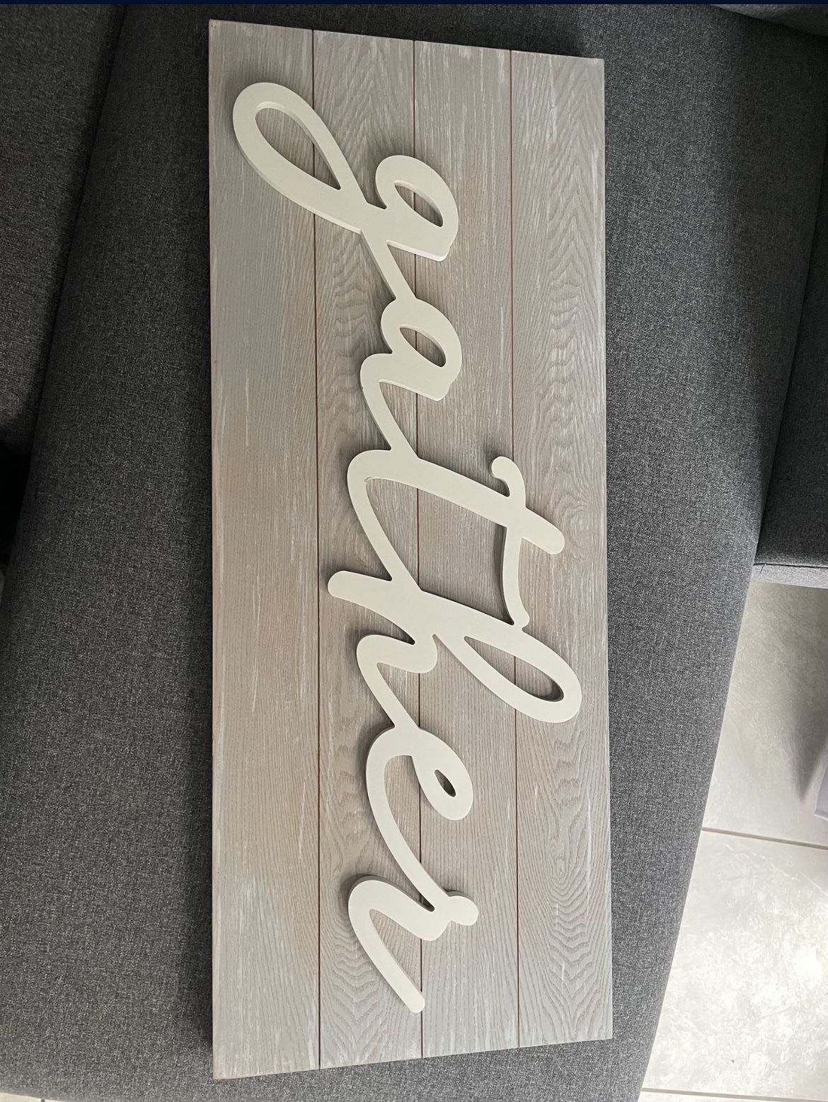 Gather Wall Sign