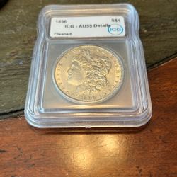 1897 Morgan Silver Dollar Graded AU55! 