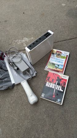Nintendo Wii Console with Games and Controller