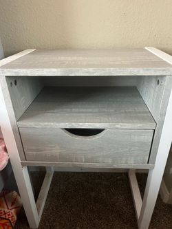 Gray Bedside stand