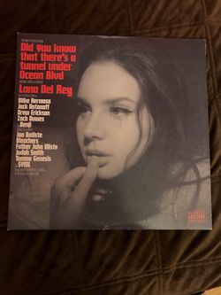 Lana Del Rey vinyl Did you know that  there’s a tunnel under ocean Blvd Target edition