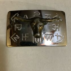 Made In America Chambers Brand Belt Buckle