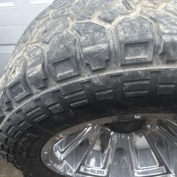 20in by 12.50 chrome truck rims