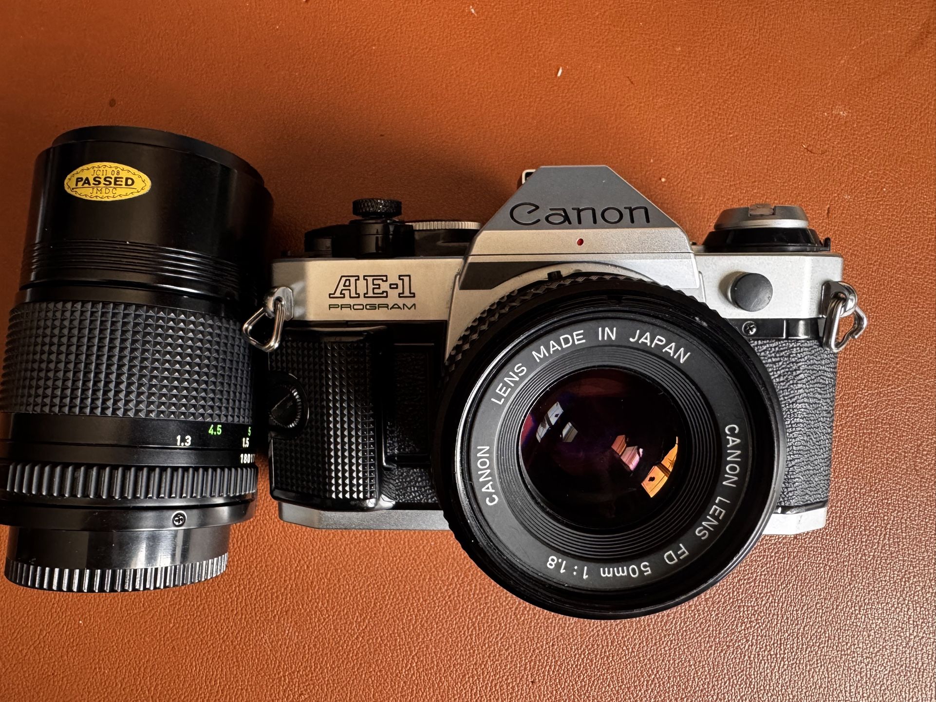 Lens Ae1 Battery Canon AE-1 With Bag, Lenses, Ultraviolet Filters