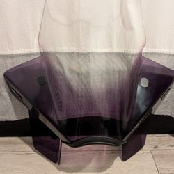 Vintage Motorcycle Windscreen Windshield Wind Shield By Tracy Fairing Custom Universal 80s 90s 