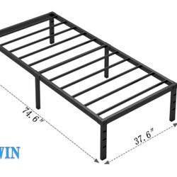 Metal Bed Frame - 12 Inch,Twin