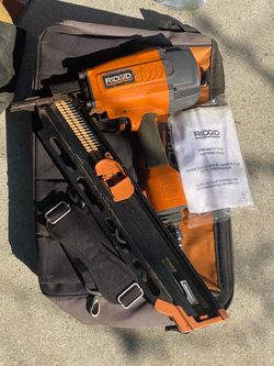 RIDGID HEAVY-DUTY FRAMING NAIL GUN – WITH CARRYING BAG!