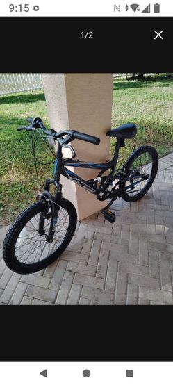 Hyper 20 inch 7 Speed Shocker Full Suspension Mountain Bike.