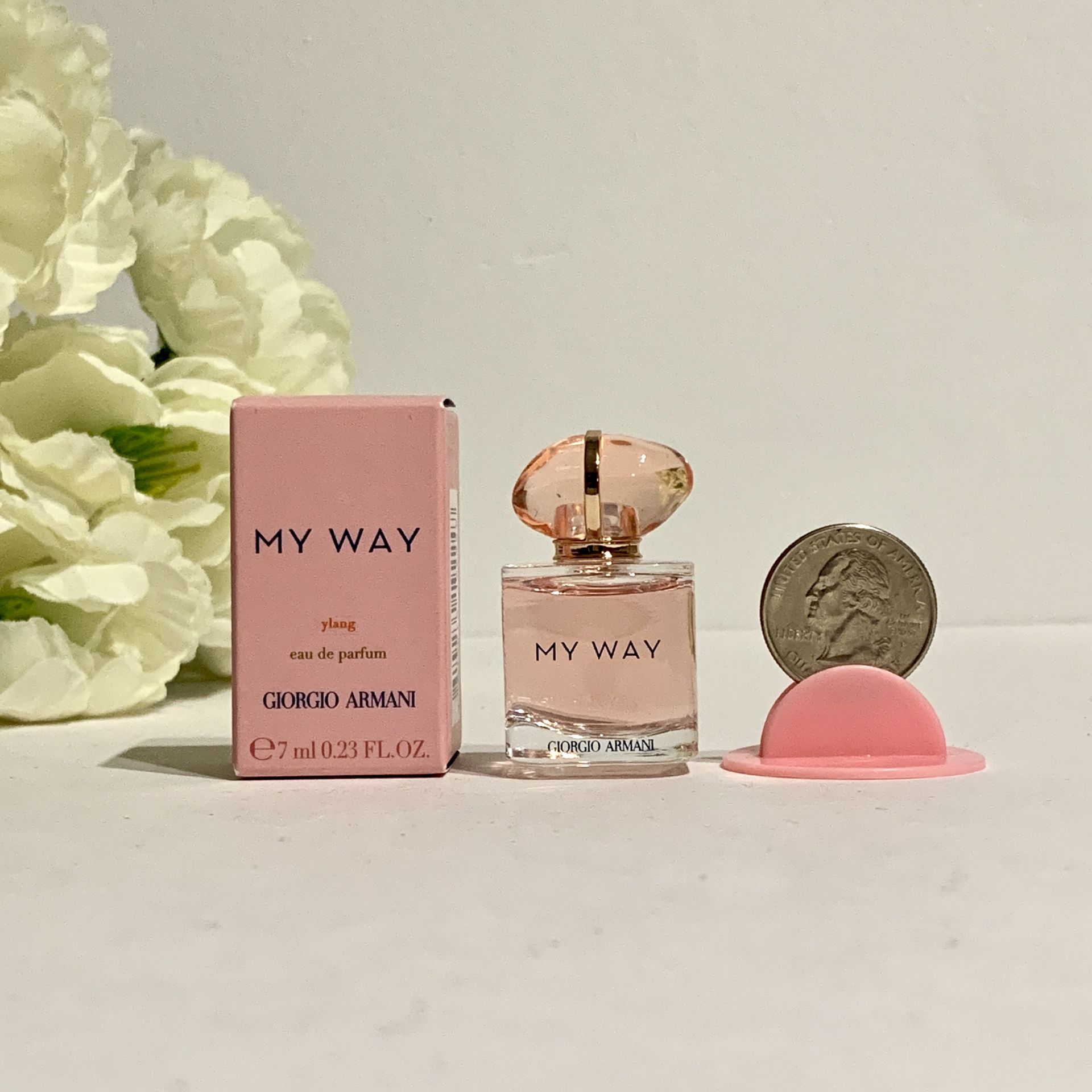 My Way YLANG By Giorgio Armani 7ml/0.23oz EDP Mini Travel Splash New in Box NIB