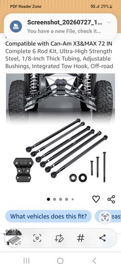 Cam am Rod kit