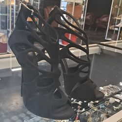 Giuseppe Zanotti Cage Suede Sandals Size 40 