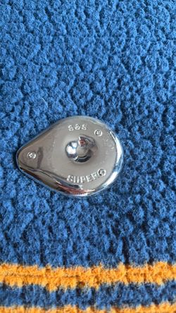 S & S belt buckle tear drop