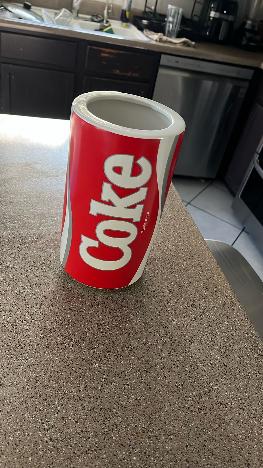 Ceramic Coca-Cola cookie container