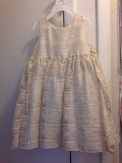 Size 5 gold shimmery dress