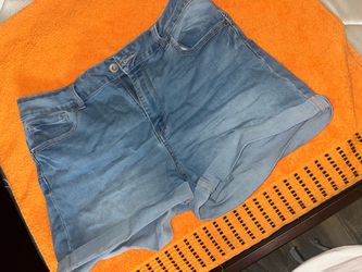 High-Waist Denim Jean Shorts