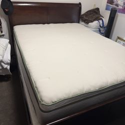 Bed frame mattress and box spring
