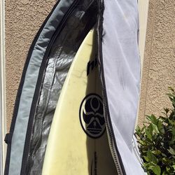 HIC 6ft surfboard and bag